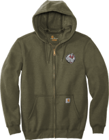 CT Whalers Tier 2 Carhartt Midweight Hooded Zip-Front Sweatshirt